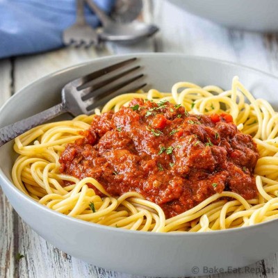 Spaghetti a la bolognese